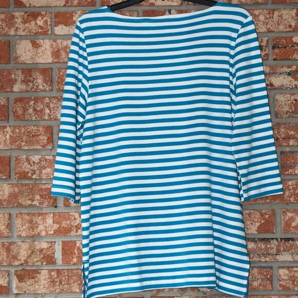 Lands' End Multicolored Top NWOT - Picture 2 of 3